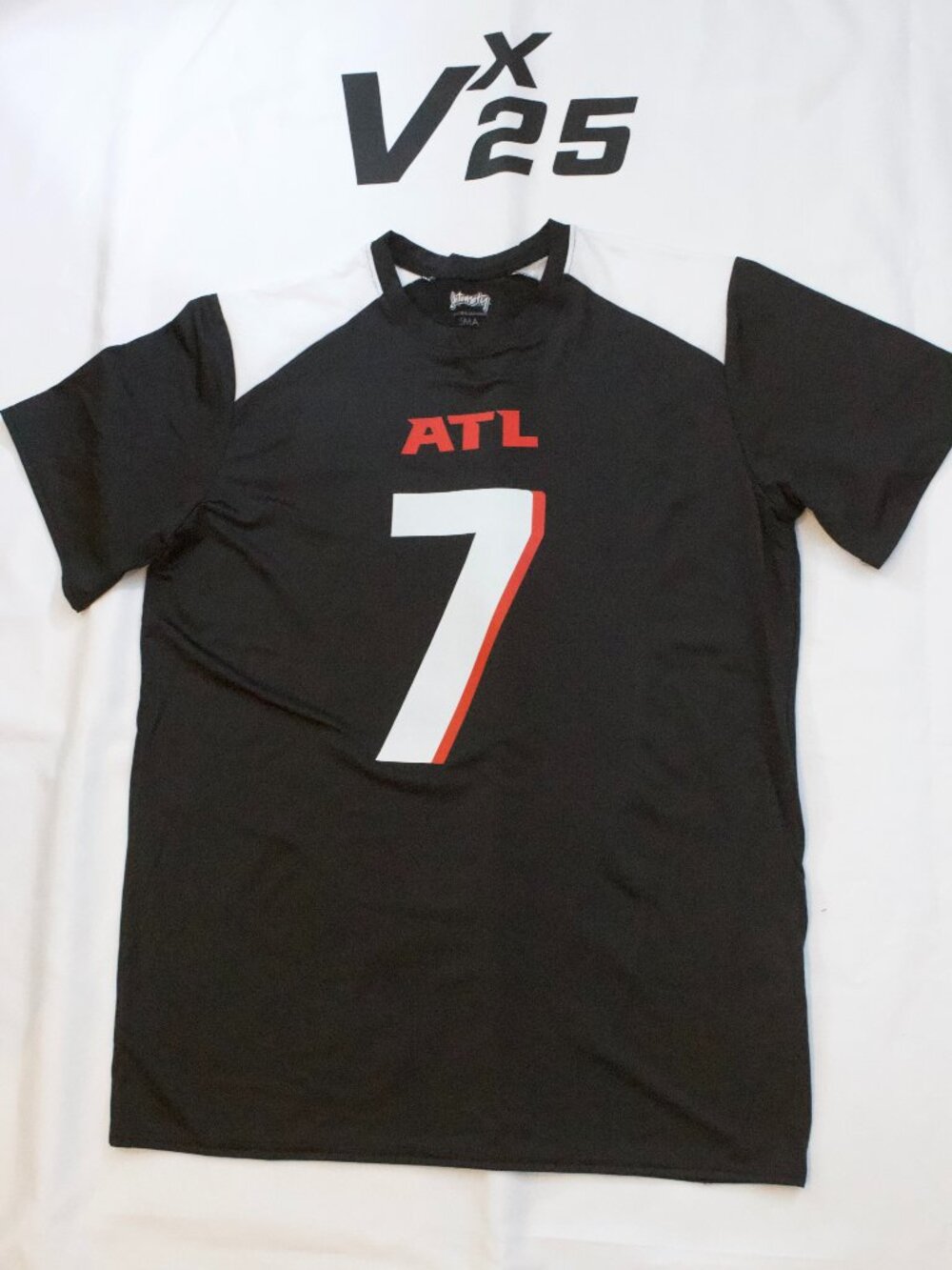 New Men's Falcons Bijan Robinson Black Jersey Athletic T Shirt Size Small
